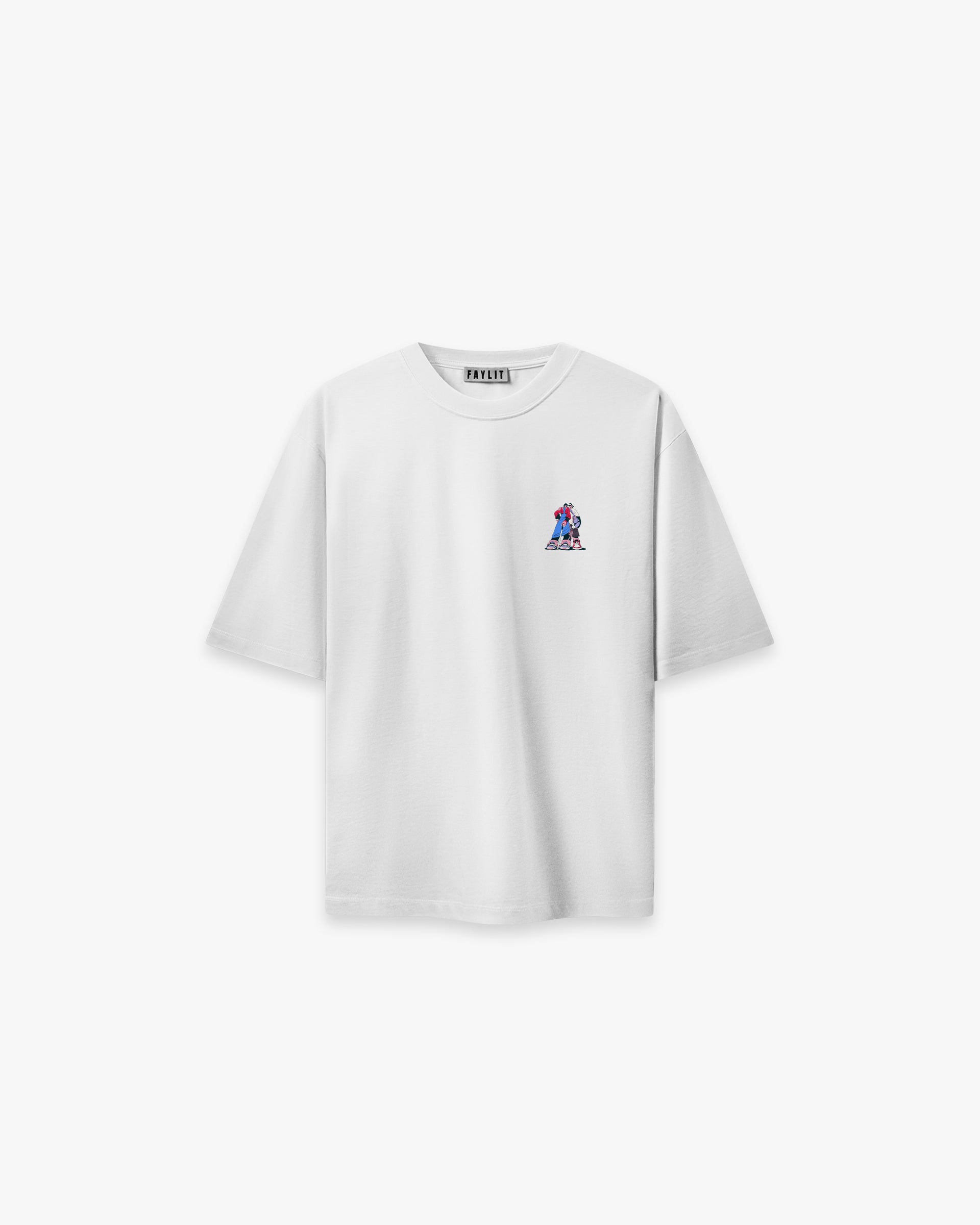 Faylit Style premium oversize baskılı tişört