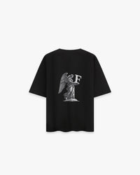 Angel Siyah Oversize Tişört