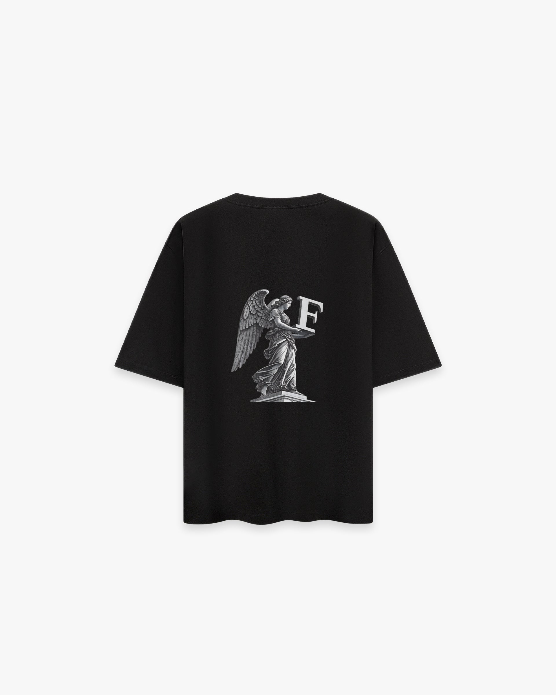 Angel Siyah Oversize Tişört - Faylit Markamızın imzası Faylit Angel Siyah Oversize Tişört. Ön ve arka yüzde yer alan özgün logo ve melek tasarımıyla tanışın. Meleklerin ruhunu üzerinizde taşıyın.