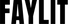 Faylit Siyah Logo