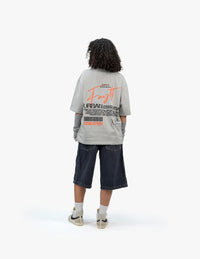 Urban Essential Limited Edition Gri Oversize Tişört