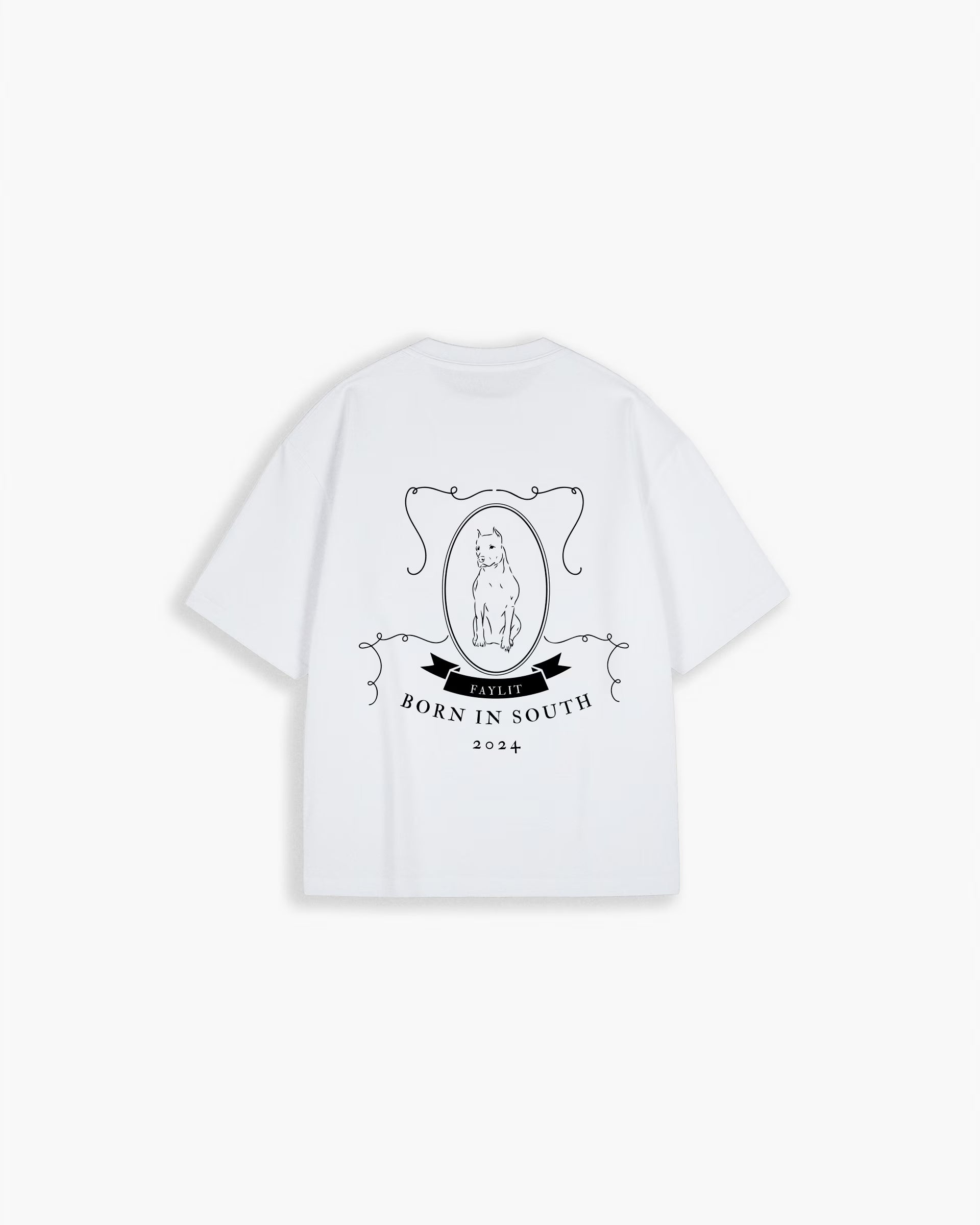 Güneyin Dükü Beyaz Oversize Tişört