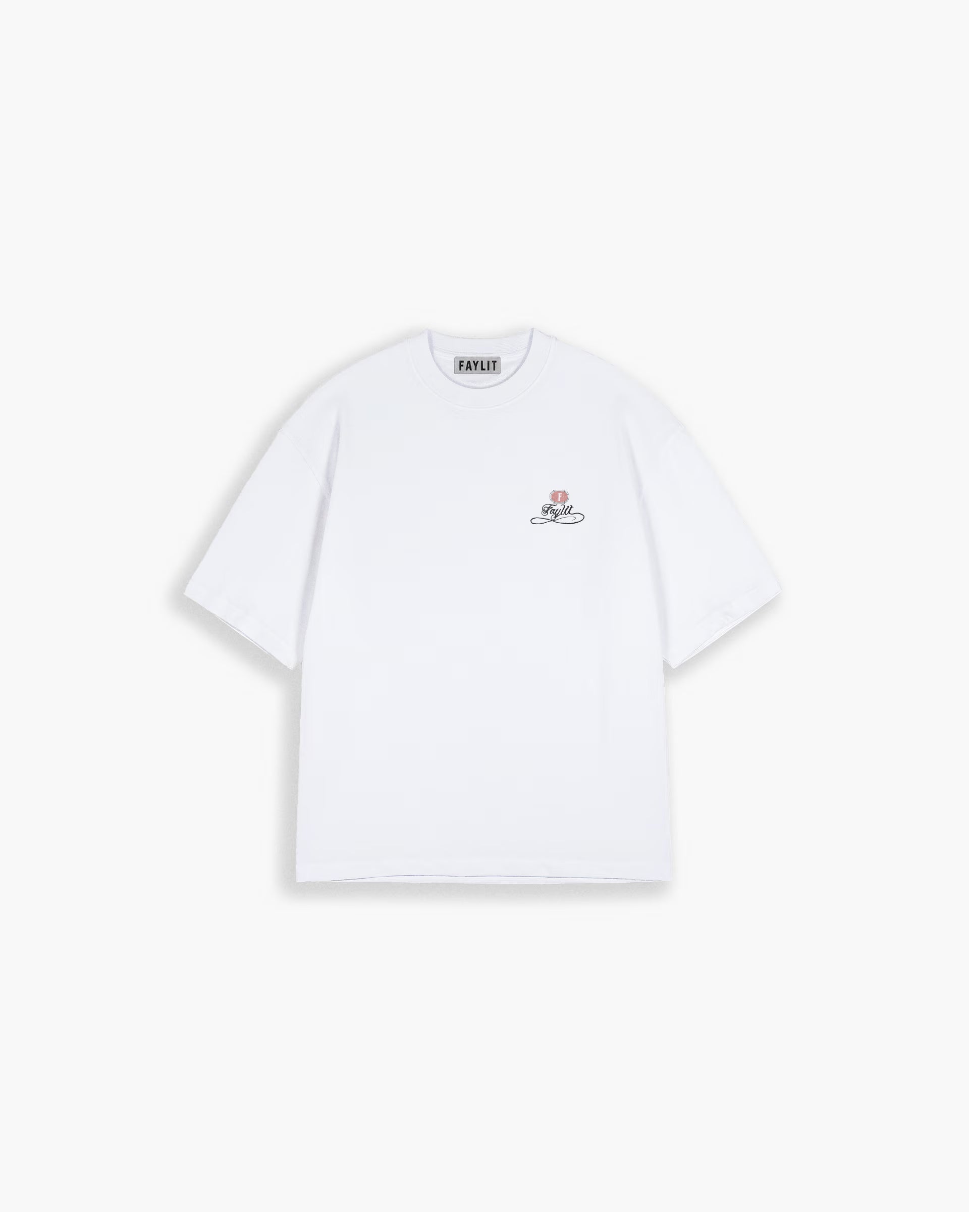 Faylit Status Beyaz Oversize Tişört