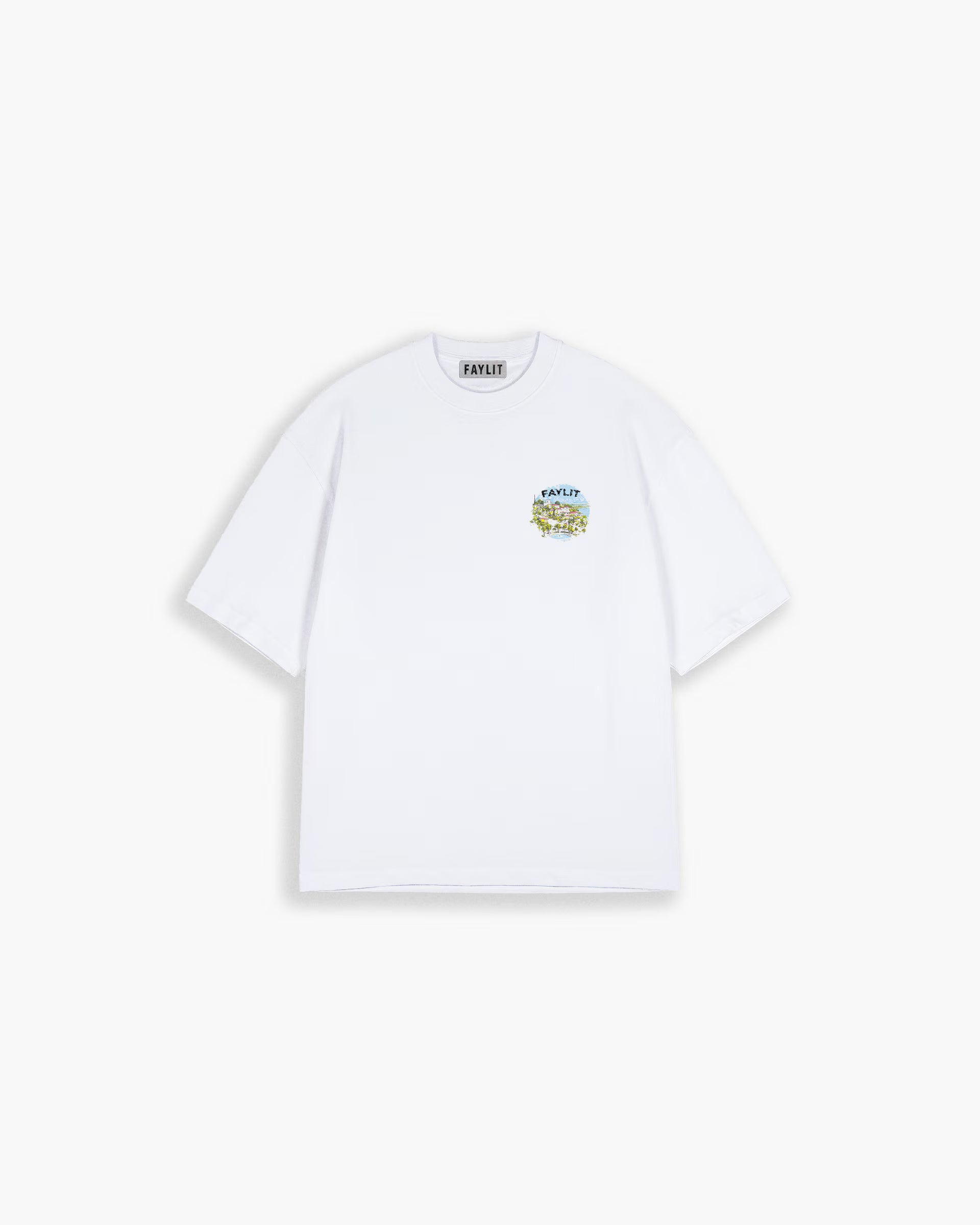 Güney Malikanesi Beyaz Oversize Tişört