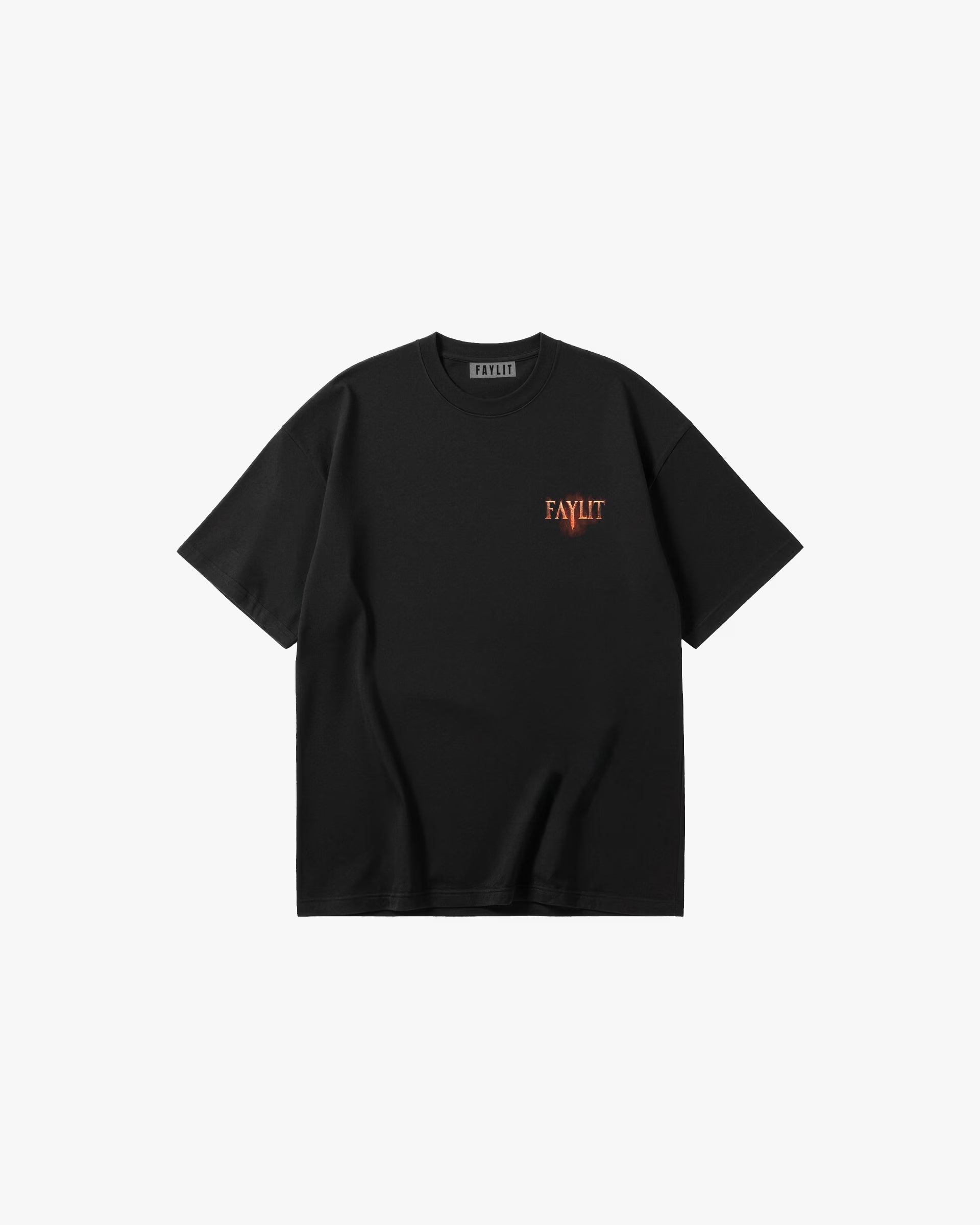 Cehennem Meleği Siyah Oversize Tişört