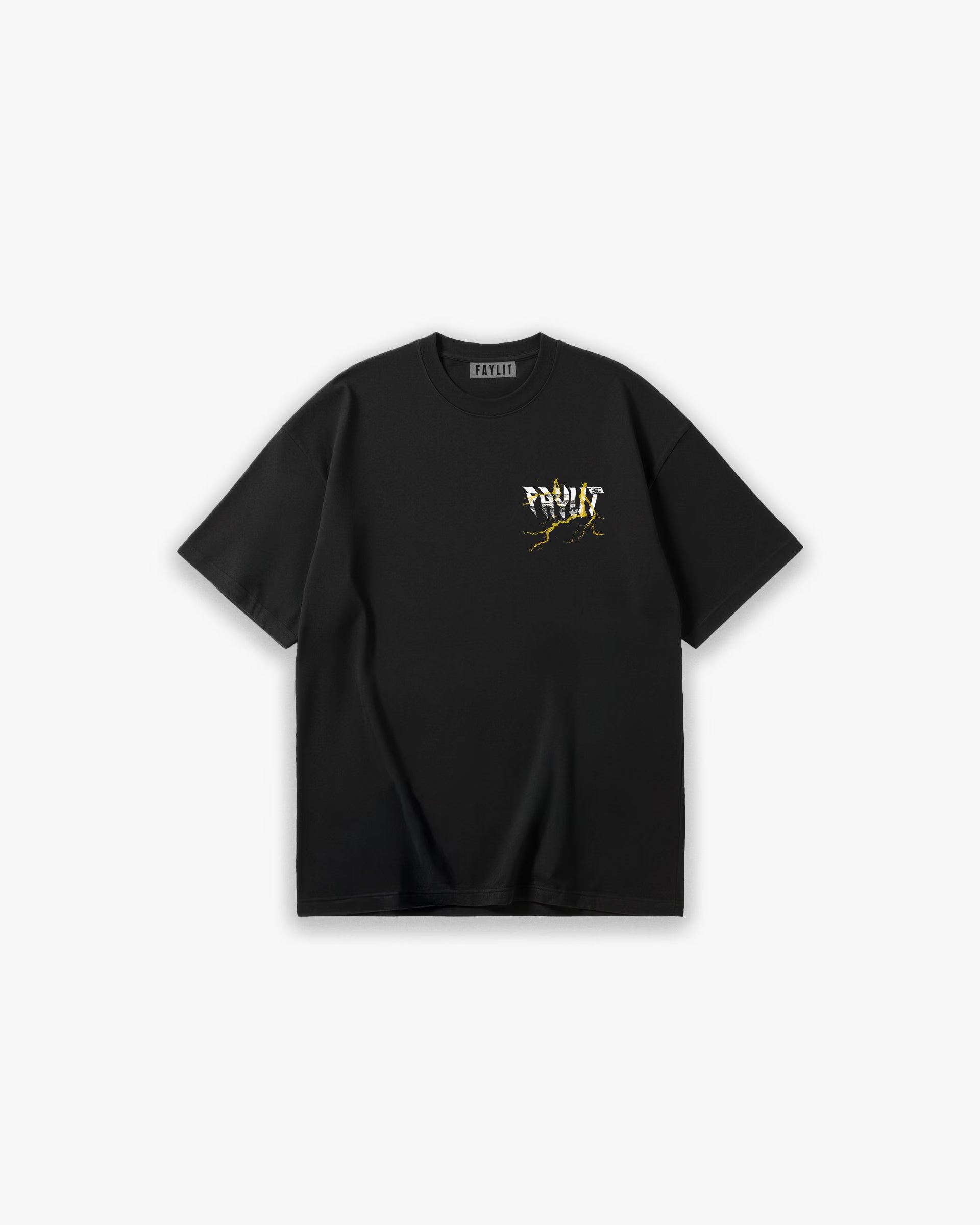 Elektriksel Ebedilik Siyah Oversize Tişört