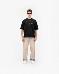 Faylit Status Siyah Oversize Tişört