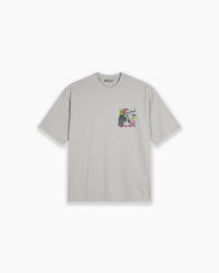 Gin tonik Gri Oversize Tişört