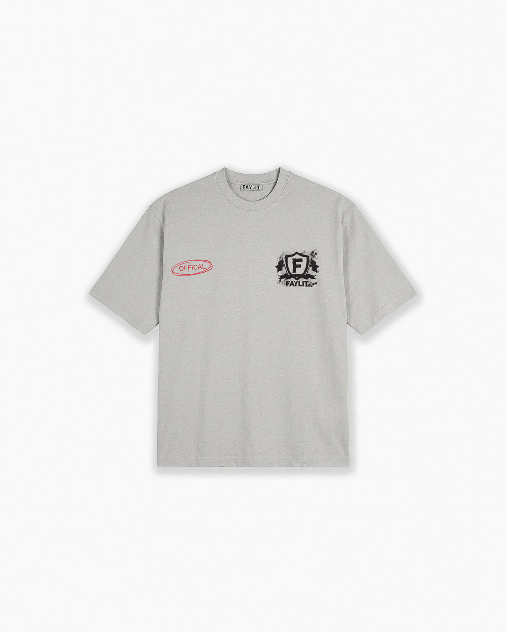 Manifesto Gri Oversize Tişört