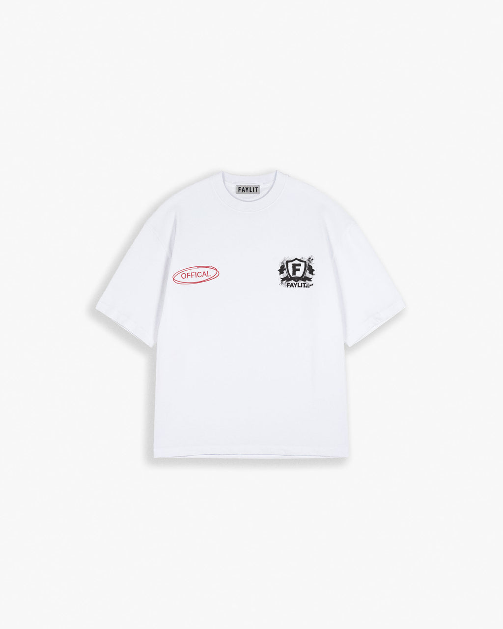 Manifesto Beyaz Oversize Tişört